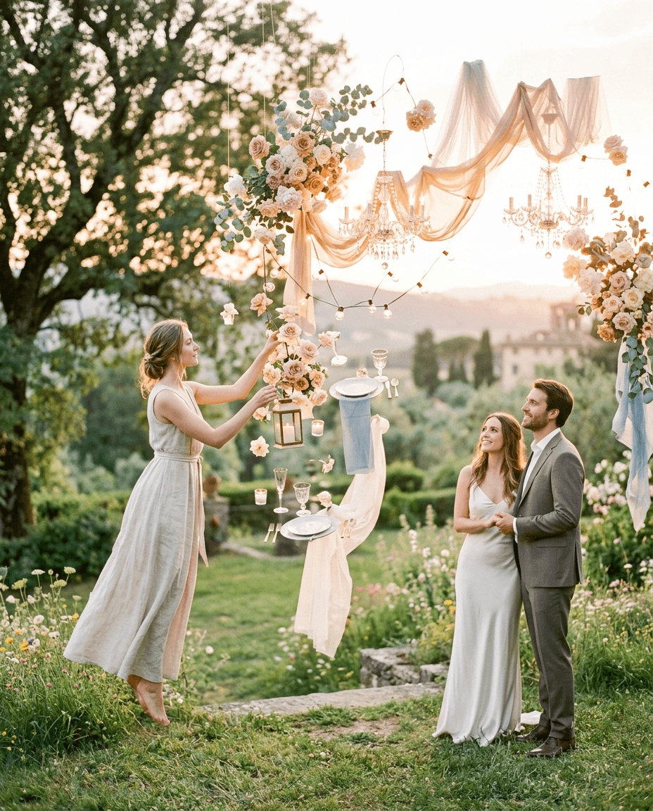 truco de magia en boda
